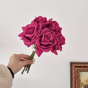FSARCAN 5-Bloom Rose Bouquet — Rose Red
