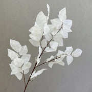 FSARCAN Rose Leaf Branch — White