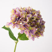 Violeta y amarillo — Hortensia artificial Bebe — 47 cm