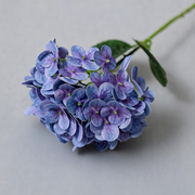 Azul violáceo — Vara de hortensia artificial — 61 cm
