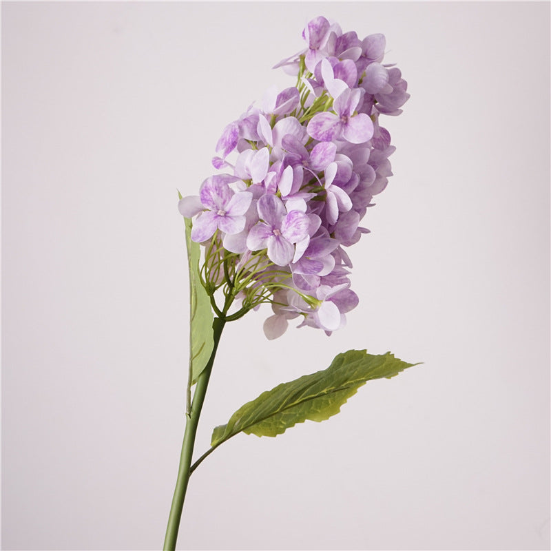 Purple — Panicle-Style Artificial Hydrangea — 70 cm