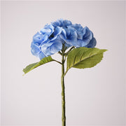 Azul — Hortensia artificial en tonos otoñales — 50 cm