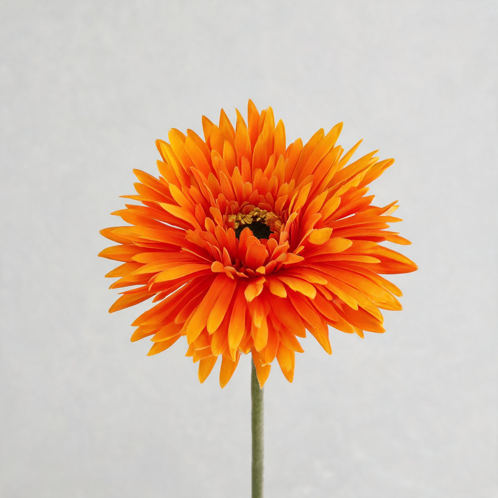 Naranja — Gerbera artificial — 43 cm
