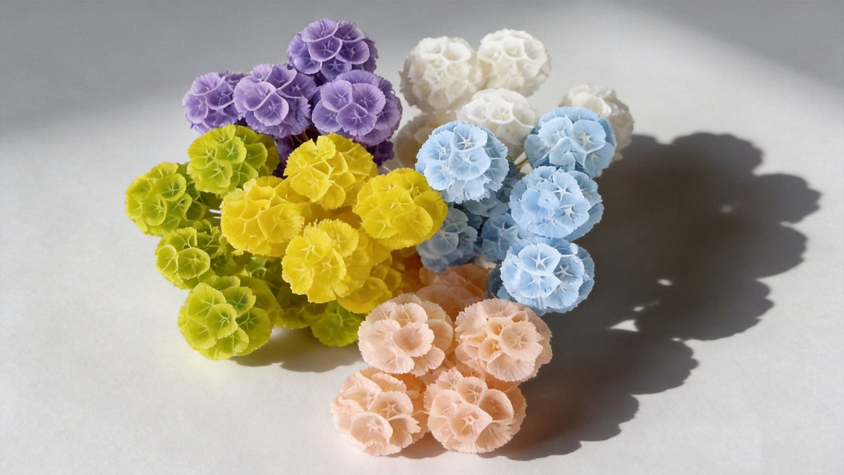 Four-head windmill fruit artificial hydrangeas in multiple colors