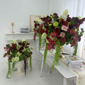 Wholesale Flower Ball Luxury Wedding Table Centerpiece Silk Floral Vase