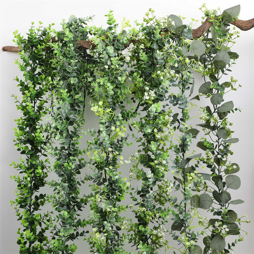 Yopin-2668 Artificial Eucalyptus Vine Greenery Garland for Wedding Hanging