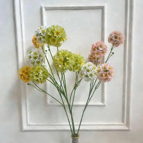 4-Head Windmill Fruit Artificial Hydrangea Wedding Artificial Flowers