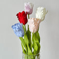 Yopin-2627 Artificial Real Touch Tulip Stem Wedding Decor Silk Parrot Tulip