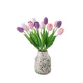 CL17001 Artificial Real Touch Tulips Long Stem Large Flower Decor