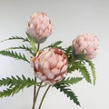 Handmade Flocked Eryngium Protea | Small Thistle Artificial Flower