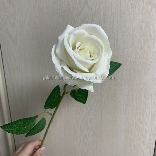 Artificial Protea King Flower Stem Premium Flocked Realistic Home Decor