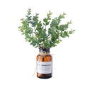 YC1079 Artificial Eucalyptus Leaves Stems Greenery Silver Dollar Eucalyptus