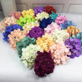 Yopin-2384 Hot Selling Artificial Silk Hydrangea Flower Heads for Wedding