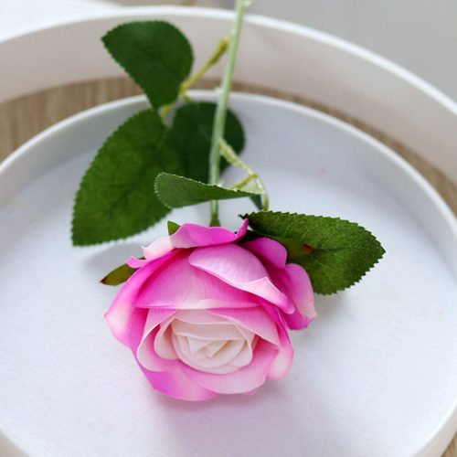 FSARCAN Single-Bloom Velvet Rose — Deep Pink