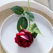 FSARCAN Single-Bloom Velvet Rose — Rose Red
