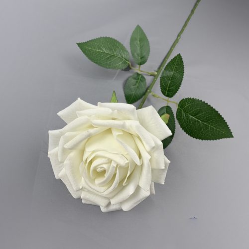FSARCAN Curled-Petal Rose — White