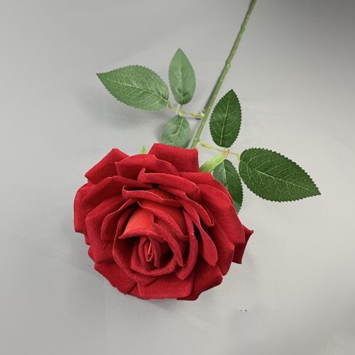 FSARCAN Curled-Petal Rose — Red