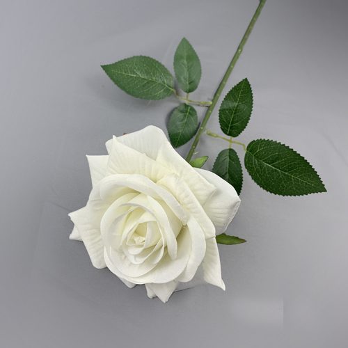 FSARCAN Pointed-Petal Rose — White