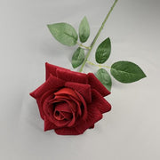 FSARCAN Pointed-Petal Rose — Burgundy