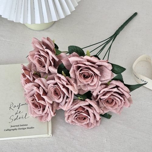 FSARCAN 7-Bloom Vintage Rose — Dark Coffee