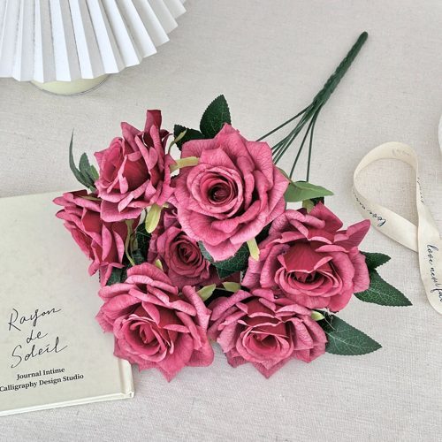 FSARCAN 7-Bloom Vintage Rose — Red