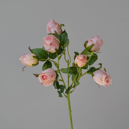 FSARCAN 7-Bloom Antique-Edge Rose — Autumn Pink