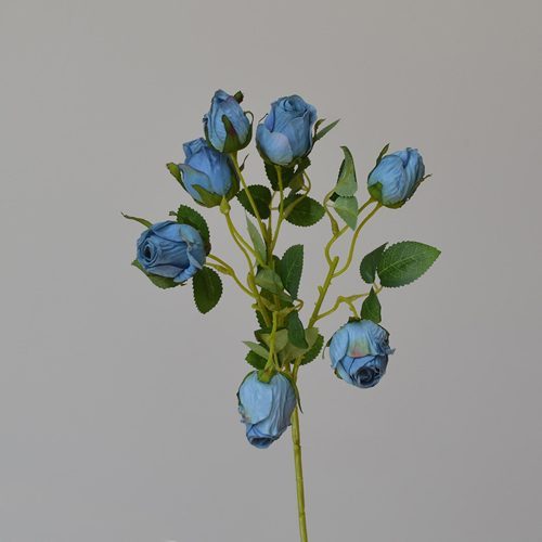 FSARCAN 7-Bloom Antique-Edge Rose — Autumn Blue