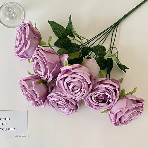 FSARCAN 7-Bloom Empress Rose — Purple