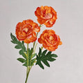 FSARCAN 3-Bloom Petite Peony — Orange