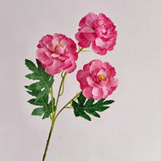 FSARCAN 3-Bloom Petite Peony — Rose Red