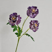FSARCAN 3-Bloom Petite Peony — Purple
