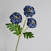 FSARCAN 3-Bloom Petite Peony — Misty Blue