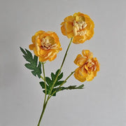 FSARCAN 3-Bloom Petite Peony — Yellow