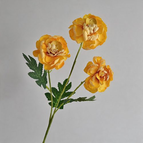 FSARCAN 3-Bloom Petite Peony — Yellow