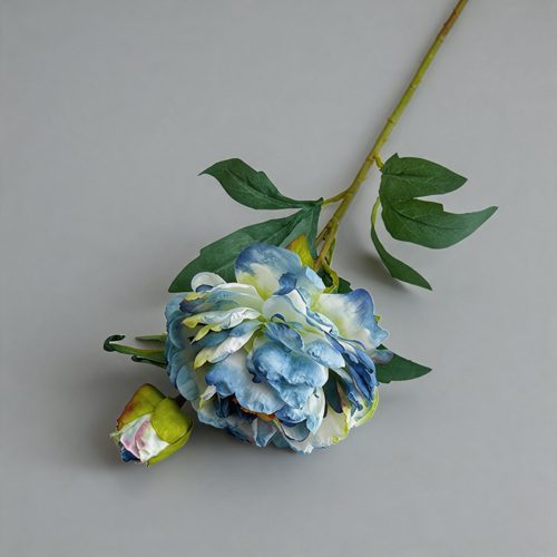 FSARCAN Antique-Edge Peony — Blue
