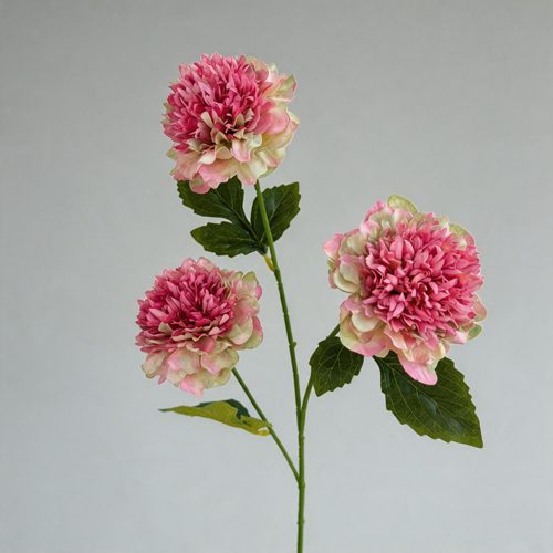 FSARCAN 3-Bloom Pomegranate-Style Peony — Pink