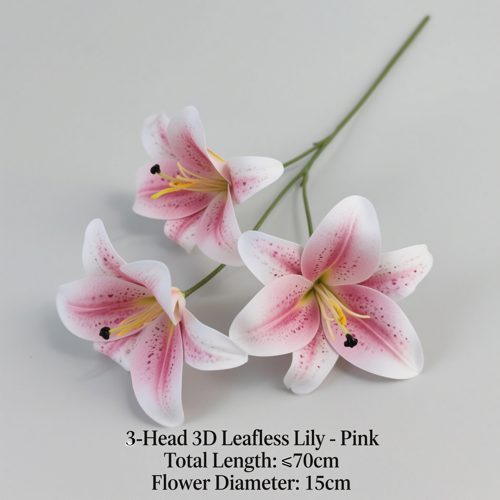 FSARCAN 3-Bloom Lily — Pink