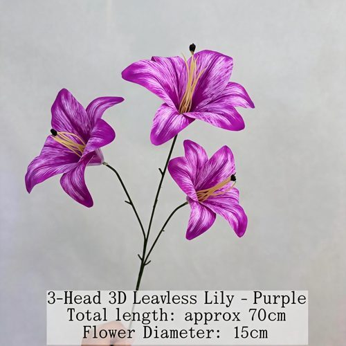 FSARCAN 3-Bloom Lily — Purple