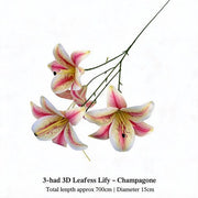 FSARCAN 3-Bloom Lily — Champagne
