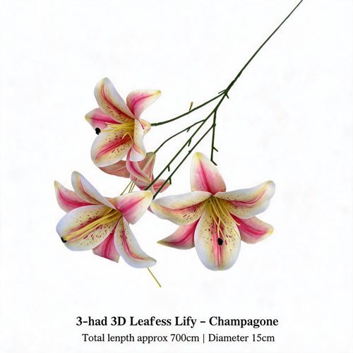 FSARCAN 3-Bloom Lily — Champagne