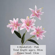 FSARCAN 4-Bloom Double Lily — Pink