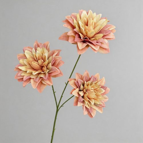 FSARCAN 3-Bloom Dahlia — Light Orange