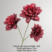 FSARCAN 3-Bloom Dahlia — Red