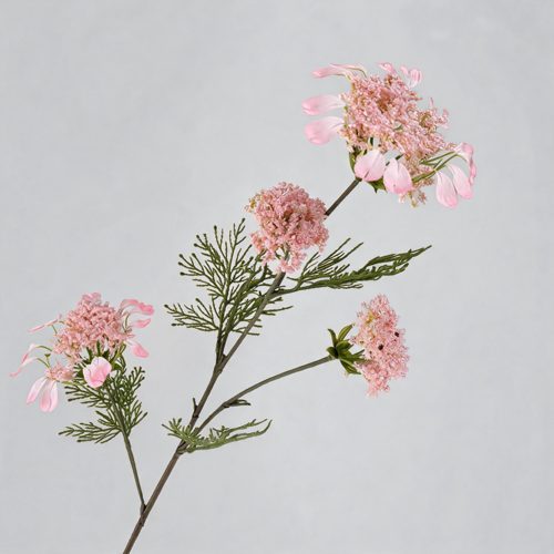 FSARCAN 4-Bloom Lace Flower — Pink