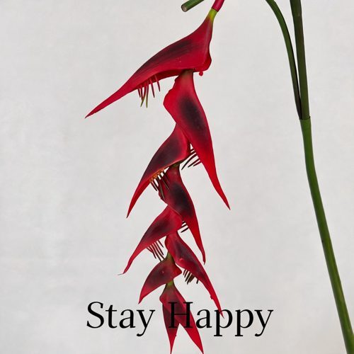 FSARCAN Hanging Floral Spray — Burgundy