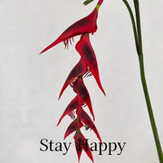 FSARCAN Hanging Floral Spray — Burgundy