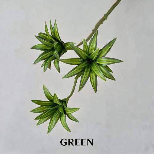 FSARCAN 3-Branch Dracaena Foliage — Green