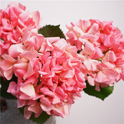 Rosa intenso — Hortensia artificial de pétalos rizados — 63 cm