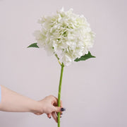 Verde claro — Hortensia artificial Bebe — 47 cm