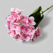 Rosa flor — Vara de hortensia artificial — 61 cm
